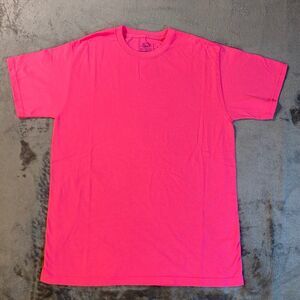 Fruit of the Loom, Mens, Medium, Hot Pink, Short Sleeve Casual T-Shirt, C-3